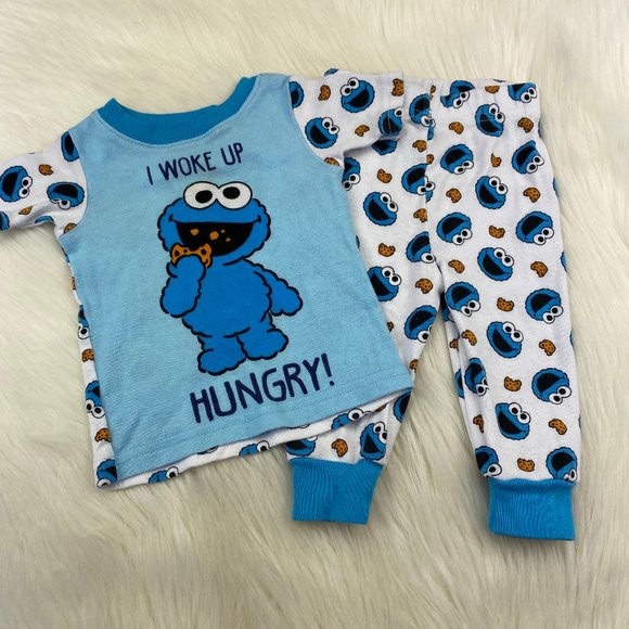 baby cookie monster pajamas